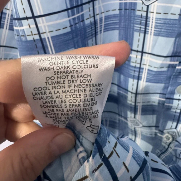 MECCA clothing brand mens size‎  XL blue shirt - Picture 5 of 5